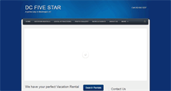 Desktop Screenshot of dc5starvacationrentals.com